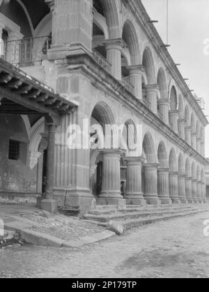 Vues sur Cuba et le Guatemala, entre 1899 et 1926. Hôtel de ville au Guatemala. Banque D'Images