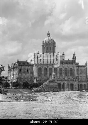 Vues sur Cuba et le Guatemala, entre 1899 et 1926. Palais présidentiel, la Havane, Cuba, plus tard le Musée de la Révolution. Le palais a été conçu par Rodolfo Maruri et Paul Belau, et a été inauguré en 1920. Banque D'Images
