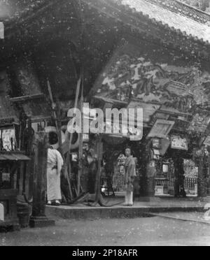 Vues sur les voyages du Japon et de la Corée, 1908. Banque D'Images