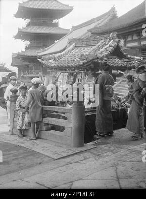 Vues sur les voyages du Japon et de la Corée, 1908. Banque D'Images