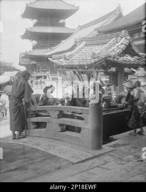 Vues sur les voyages du Japon et de la Corée, 1908. Banque D'Images