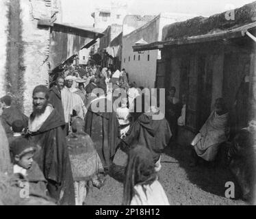 Vues sur le Maroc, 1904. Banque D'Images