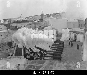 Vues sur le Maroc, 1904. Banque D'Images