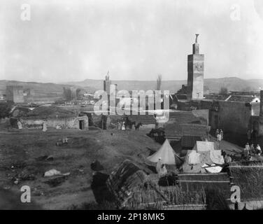 Vues sur le Maroc, 1904. Banque D'Images