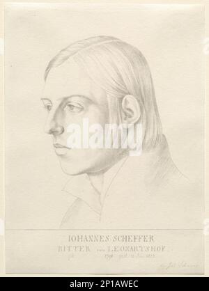 Johann Evangelist Scheffer von Leonhardshoff, c. 1822. Banque D'Images