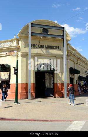 Le marché municipal dans le quartier commerçant de Hermosillo, au Mexique Banque D'Images