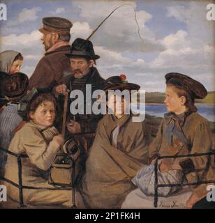 Dans la voiture de jour. Le neveu de l'artiste, 1898-1902. Banque D'Images