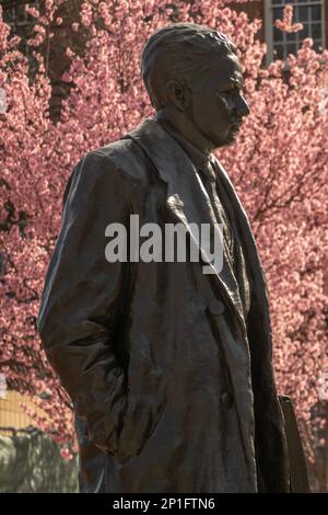 Thurgood Marshall Memorial à Lawyers Mall State House Square Annapolis Maryland Banque D'Images