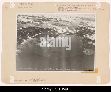 Zone du canal de Panama - zone du canal de Panama, Photographie aérienne. Banque D'Images