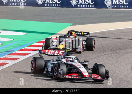 Nico Hulkenberg (GER) Haas F1 équipe pendant LA FORMULE 1 GULF AIR BAHREÏN GRAND PRIX 2023 Banque D'Images