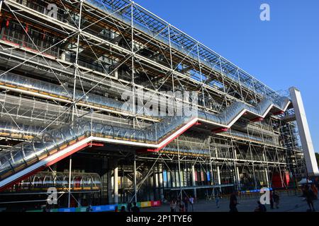 Centre national d'Art et de Culture Georges-Pompidou Paris Banque D'Images