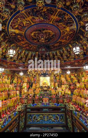 Lukang, Taïwan - 1 février 2023 : le temple de Lukang Tianhou, également connu sous le nom de temple de Lukang Mazu, est un temple chinois à Lukang, Taïwan. Banque D'Images