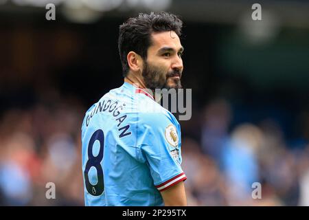 Manchester, Royaume-Uni. 04th mars 2023. Ilkay Gundogan #8 de Manchester City pendant le match de Premier League Manchester City contre Newcastle United au Etihad Stadium, Manchester, Royaume-Uni, 4th mars 2023 (photo de Conor Molloy/News Images) à Manchester, Royaume-Uni le 3/4/2023. (Photo de Conor Molloy/News Images/Sipa USA) crédit: SIPA USA/Alay Live News Banque D'Images