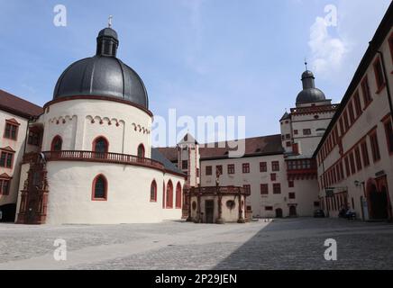 Forteresse de Marienberg à Würzburg, Allemagne Banque D'Images