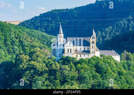 Obernhof: Abbaye d'Arnstein, église à Lahntal, Rheinland-Pfalz, Rhénanie-Palatinat, Allemagne Banque D'Images