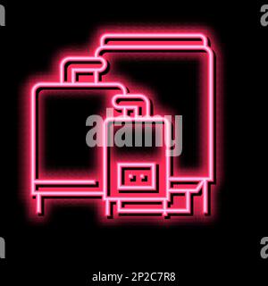 illustration vectorielle d'icône de couleur pour la fabrication de médicaments pharmaceutiques Illustration de Vecteur