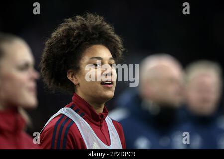 AMSTERDAM - Ashleigh Weerden des femmes Ajax après le match des femmes néerlandaises Eredivisie entre Ajax et Feyenoord à la Johan Cruijff Arena sur 4 mars 2023 à Amsterdam, pays-Bas. PNA JEROEN PUTMANS Banque D'Images