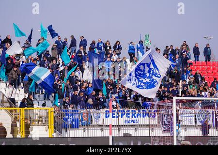 Monza, Italie. 04th mars 2023. Empoli FC Supporters pendant AC Monza vs Empoli FC, football italien série A match à Monza, Italie, 04 mars 2023 crédit: Agence de photo indépendante/Alamy Live News Banque D'Images