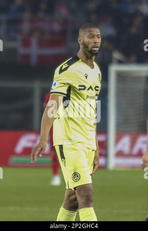 Bergame, Italie. 04th mars 2023. Walace de Udinese FC pendant Atalanta FC vs Udinese FC, 25Â° série Un match Tim 2022-23 au stade Gewiss - Atleti azzurri d'Italia à Bergame (BG), Italie, sur 04 mars 2022. Crédit : Agence photo indépendante/Alamy Live News Banque D'Images
