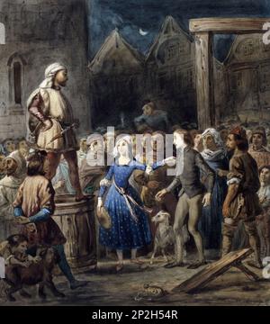 La Esmeralda, 1831. Trouvé dans la collection de la Maison de Victor Hugo. Banque D'Images