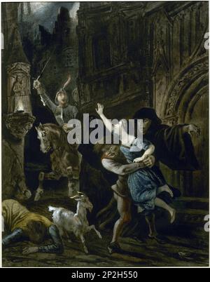 La Esmeralda, 1831. Trouvé dans la collection de la Maison de Victor Hugo. Banque D'Images