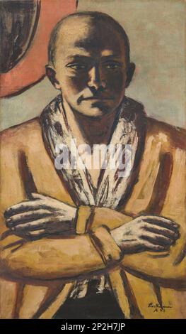 Autoportrait jaune-rose, 1943. Collection privée. Banque D'Images