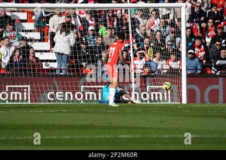 Valence, Espagne. 04th mars 2023. Espagnol la Ligue football Match Villarreal vs Almeria à Ciudad de Valencia Stadium, Valence, 04 mars 2023 900/Cormon presse Credit: CORMON PRESSE/Alay Live News Banque D'Images