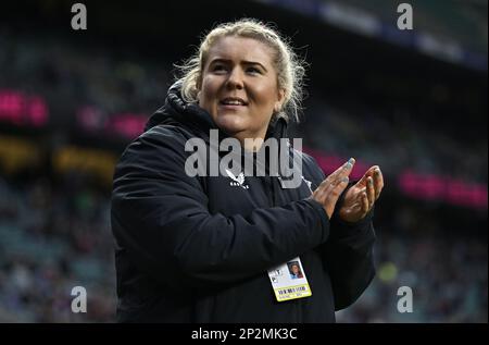 Twickenham, Royaume-Uni. 04th mars 2023. Allianz Premier 15s Rugby. Grand jeu 14. Harlequins V Exeter Chiefs. Stade de Twickenham. Twickenham . Lors du match de rugby de Harlequins V Exeter Chiefs, Allianz Premier 15s. Credit: Sport en images/Alamy Live News Banque D'Images