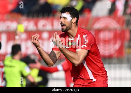 Monza, Italie. 04th mars 2023. U-Power Stadium, 04.03.23 Pablo mari (3 AC Monza) pendant la série Un match entre AC Monza et Empoli au U-Power Stadium à Monza, Italia Soccer (Cristiano Mazzi/SPP) Credit: SPP Sport Press photo. /Alamy Live News Banque D'Images