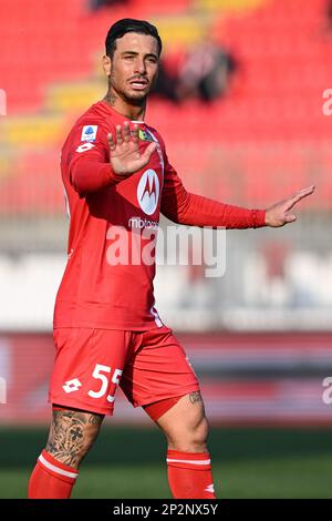 Monza, Italie. 04th mars 2023. U-Power Stadium, 04.03.23 Armando Izzo (55 AC Monza) pendant la série Un match entre AC Monza et Empoli au U-Power Stadium à Monza, Italia Soccer (Cristiano Mazzi/SPP) Credit: SPP Sport Press photo. /Alamy Live News Banque D'Images