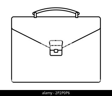 Illustration du porte-documents contour classique Illustration de Vecteur