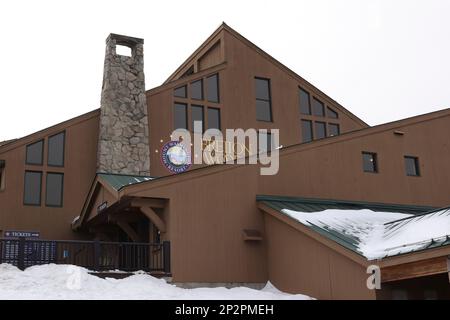 'The Whites' est une chaîne de montagnes qui couvre environ un quart du nord du New Hampshire et de l'ouest du Maine. Les blancs couvrent une partie du nord Banque D'Images