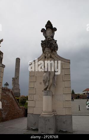 À l'extérieur de la porte 3rd, Alba Carolina, Roumanie Banque D'Images