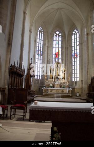 À l'intérieur de St. Cathédrale de Michael, Cluj-Napoca, Roumanie Banque D'Images