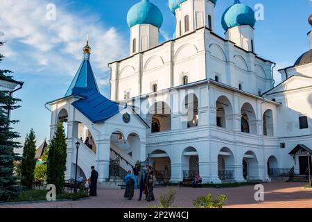 SERPUHOV, RUSSIE - AOÛT 2017 : monastère de Vysotsky (monastère de Vysotskiy).Monastère orthodoxe à Serpukhov Banque D'Images