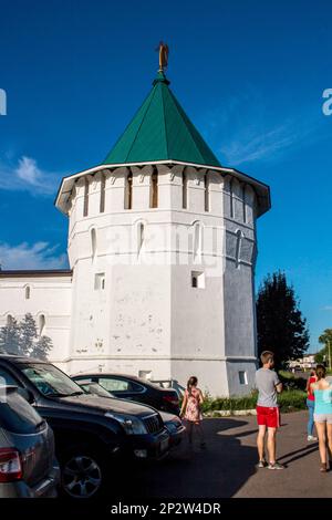 SERPUHOV, RUSSIE - AOÛT 2017 : monastère de Vysotsky (monastère de Vysotskiy).Monastère orthodoxe à Serpukhov Banque D'Images