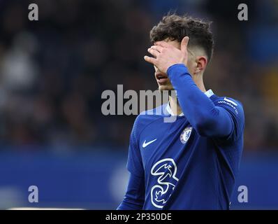 Londres, Angleterre, 4th mars 2023. Kai Havertz, de Chelsea, lors du match de la Premier League à Stamford Bridge, Londres. Le crédit photo devrait se lire: Paul Terry / Sportimage Banque D'Images