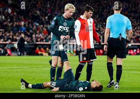 04-03-2023: Sport: Feyenoord v Groningen ROTTERDAM, PAYS-BAS - MARS 4: Liam van Gelderen of (FC Groningen) pendant le match Eredivisie Feyenoord Banque D'Images