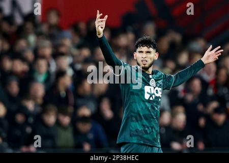 04-03-2023: Sport: Feyenoord v Groningen ROTTERDAM, PAYS-BAS - MARS 4: Ricardo Pepi (FC Groningen) pendant le match Eredivisie Feyenoord Rotterdam Banque D'Images