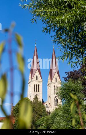 Bilder aus der Kreisstadt Halberstadt Harz Banque D'Images