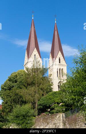 Bilder aus der Kreisstadt Halberstadt Harz Banque D'Images
