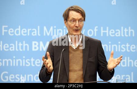 Berlin, Allemagne. 23rd févr. 2023. Le ministre fédéral de la Santé Karl Lauterbach (SPD). Credit: Wolfgang Kumm/dpa/Archivbild/dpa/Alay Live News Banque D'Images