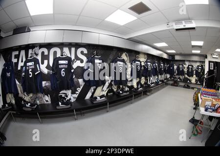 Newcastle le dimanche 5th mars 2023. Vue générale du dressing de la maison avant le match Gallagher Premiership entre Newcastle Falcons et London Irish à Kingston Park, Newcastle, le dimanche 5th mars 2023. (Photo : Chris Lishman | MI News) Credit : MI News & Sport /Alay Live News Banque D'Images