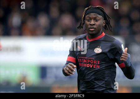 WAALWIJK - Johan Bakayoko de PSV Eindhoven pendant le match de première ligue néerlandais entre RKC Waalwijk et PSV au stade Mandemakers sur 5 mars 2023 à Waalwijk, pays-Bas. PNA JEROEN PUTMANS Banque D'Images