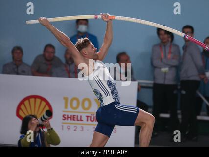 Istanbul, Turquie. 05th mars 2023. Kevin Mayer de France pendant les Championnats européens d'athlétisme en salle 2023 sur 5 mars 2023 à l'aréna Atakoy à Istanbul, Turquie - photo Laurent Lairys/ABACAPRESS.COM crédit: Abaca Press/Alay Live News Banque D'Images