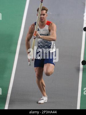 Istanbul, Turquie. 05th mars 2023. Kevin Mayer de France pendant les Championnats européens d'athlétisme en salle 2023 sur 5 mars 2023 à l'aréna Atakoy à Istanbul, Turquie - photo Laurent Lairys/ABACAPRESS.COM crédit: Abaca Press/Alay Live News Banque D'Images
