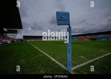 Eccles, Royaume-Uni. 05th mars 2023. Vue générale du stade AJ Bell avant le match de la Premiership Gallagher sale Sharks vs Saracens au stade AJ Bell, Eccles, Royaume-Uni, 5th mars 2023 (photo de Steve Flynn/News Images) à Eccles, Royaume-Uni, le 3/5/2023. (Photo de Steve Flynn/News Images/Sipa USA) crédit: SIPA USA/Alay Live News Banque D'Images