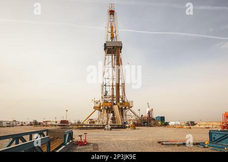 Opérations pétrolières et gazières, Irak Banque D'Images