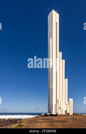 Phare de Punta del Hidalgo, Tenerife, Iles Canaries, Espagne Banque D'Images