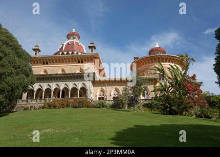 Palais Monserrate situé dans le parc botanique de Sintra, région de Lisbonne, Portugal, Europe Banque D'Images